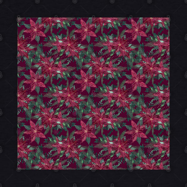 Beautiful Floral Seamless Patterns by labatchino